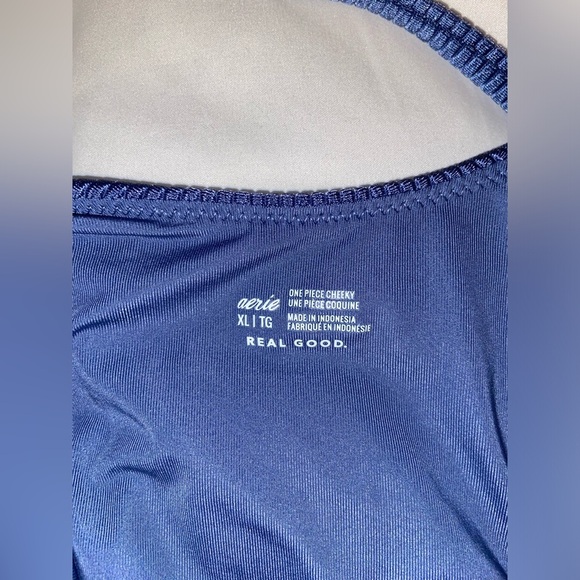 Aerie Women’s XL Blue One-Piece Cheeky Swimsuit - Picture 5 of 6